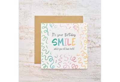 Smile Birthday Card Smile Birthday Card