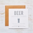 Beer Legend Male Humour Card White With Grey Beer Glass Beer Legend Male Humour Card White With Grey Beer Glass