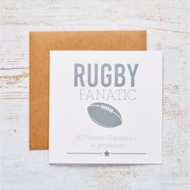 Rugby Fanatic Card (4MN181)