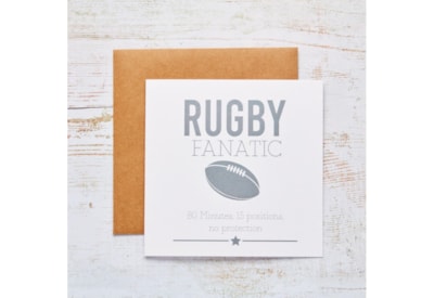 Rugby Fanatic Card (4MN181)