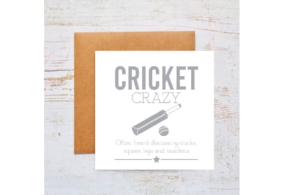 Cricket Crazy Card (4MN182)