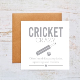 Cricket Crazy Card Cricket Crazy Card