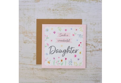 Wonderful Daughter Birthday Card Wonderful Daughter Birthday Card