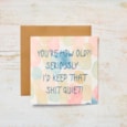 How Old Birthday Card Pastel Watercolour Rude Humour How Old Birthday Card Pastel Watercolour Rude Humour
