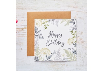 Happy Birthday Cottage Card (4SC712)