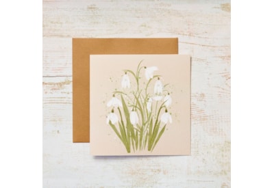 Floral Snowdrops Card Floral Snowdrops Card