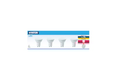 Status 4w Led Gu10 Warm White Bulb 4pk Status 4w Led Gu10 Warm White Bulb 4pk