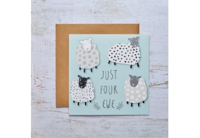 Just Four Ewe Card (4SP935)