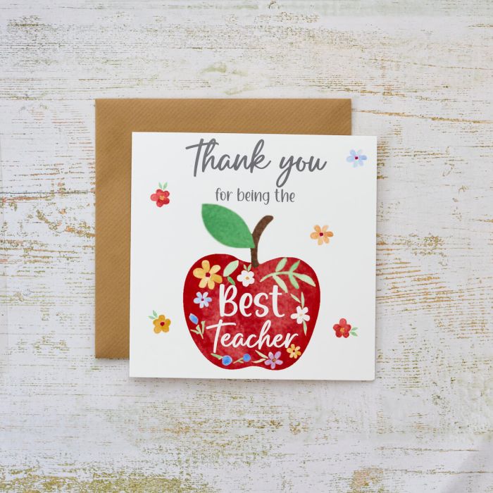 Thank You Best Teacher Apple Card Thank You Best Teacher Apple Card