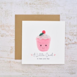 Tiny World Bake Your Day Cupcake Card Tiny World Bake Your Day Cupcake Card