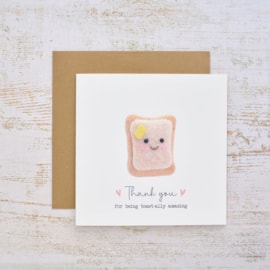 Tiny World Thank You Toast-Ally Amazing Card