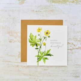 Beautiful Wildflower Birthday Card Beautiful Wildflower Birthday Card