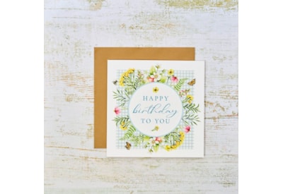 Happy Birthday To You Wildflower Card Happy Birthday To You Wildflower Card
