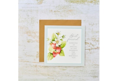 Best Friend Strawberry Card Best Friend Strawberry Card