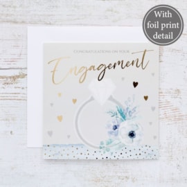 Ring & Foliage Engagement Card Ring & Foliage Engagement Card