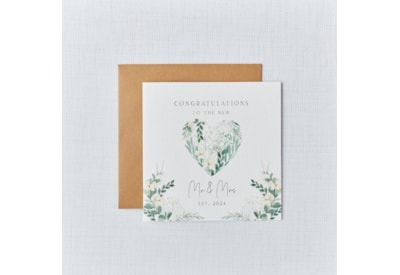 Mr & Mrs 2024 Wedding Card Mr & Mrs 2024 Wedding Card