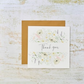 Thank You Pretty Flowers Card Thank You Pretty Flowers Card