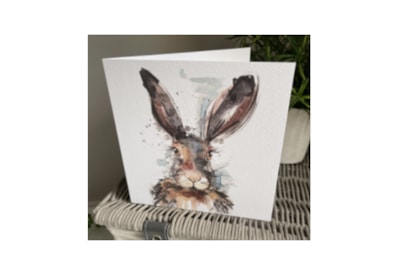 Hare Abstract Card (4WH152)