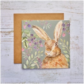 Hare Berries Card (4WH171)