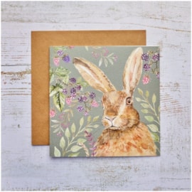 Hare Berries Card Hare Berries Card