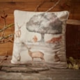 Woodland Scene w Animals Cushion Woodland Scene w Animals Cushion