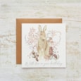 Woodland Rustic Hare w Love On Your Birthday Card Woodland Rustic Hare w Love On Your Birthday Card