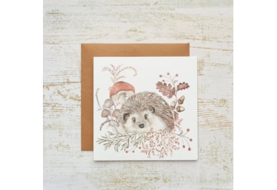Woodland Rustic Hedgehog Card Woodland Rustic Hedgehog Card
