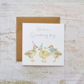 Have A Quacking Day Ducklings Card