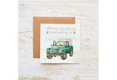 Christmas Farm From All Of Us Card Christmas Farm From All Of Us Card