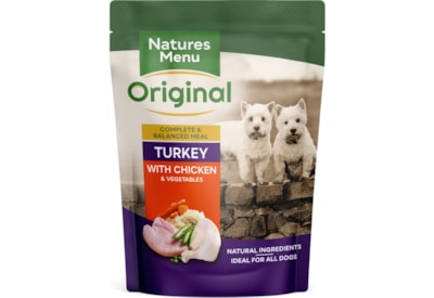 Natures Menu Cooked Food Pouches For Dogs Assorted 300g (NMMUL)