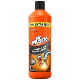 Mr Muscle Sink & Plughole 100% Extra 1lt Mr Muscle Sink & Plughole 100% Extra 1lt