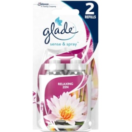 Glade Sence & Spray Refill Relaxing Zen 2pk 18ml Glade Sence & Spray Refill Relaxing Zen 2pk 18ml