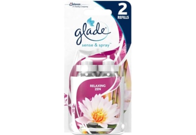 Glade Sence & Spray Refill Relaxing Zen 2pk 18ml (GSSZT)
