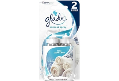 Glade Sence & Spray Refill Clean Linen 2pk 18ml (GSSCT)