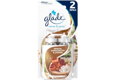 Glade Sence & Spray Refill Swood & Jasmine 2pk 18ml (GSSAT)