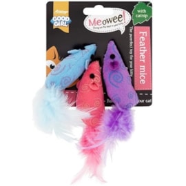 Meowee Mice Cat Toy 3 Pack 70mm (17181)