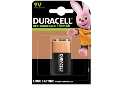 Duracell Rechargable Ultra 9v Battery 170mah 1s (DURHR22B1)