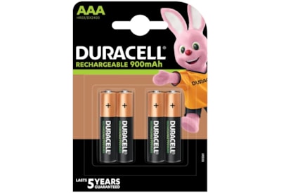 Duracell Rechargable Ultra Aaa Battery 900mah 4s (DURHR03B4-900)