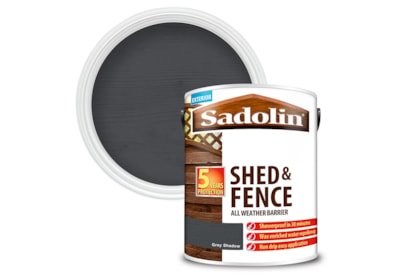 Sadolin Shed & Fence Grey Shadow 5lt Sadolin Shed & Fence Grey Shadow 5lt