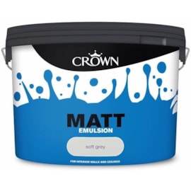 Crown Matt Emulsion Grey 10l (5093561)