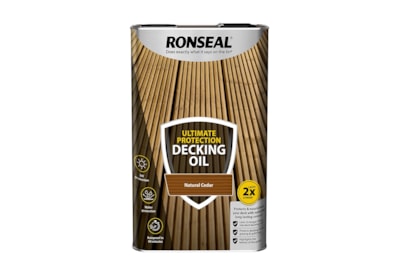 Ronseal Decking Oil Natural Cedar 5lt (37298) Ronseal Decking Oil Natural Cedar 5lt (37298)