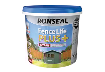 Ronseal Fence Life Plus + Willow 5lt Ronseal Fence Life Plus + Willow 5lt