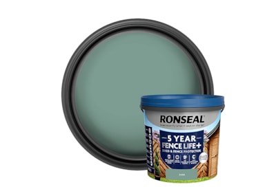 Ronseal Fence Life Plus + Sage 5lt Ronseal Fence Life Plus + Sage 5lt