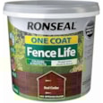 Ronseal One Coat Fence Life Red Cedar 5lt Ronseal One Coat Fence Life Red Cedar 5lt