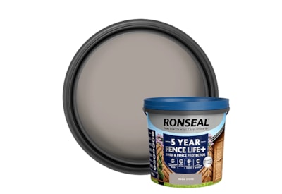 Ronseal Fence Life Plus + Warm Stone 5lt Ronseal Fence Life Plus + Warm Stone 5lt