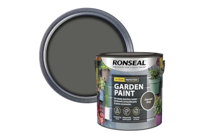 Ronseal Garden Paint Charcoal Grey 2.5l Ronseal Garden Paint Charcoal Grey 2.5l