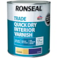 Ronseal Quick Dry Interior Varnish Clear Satin 750ml (38548)