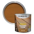 Ronseal Quick Drying Decking Stain Golden Cedar 2.5Ltr Ronseal Quick Drying Decking Stain Golden Cedar 2.5Ltr