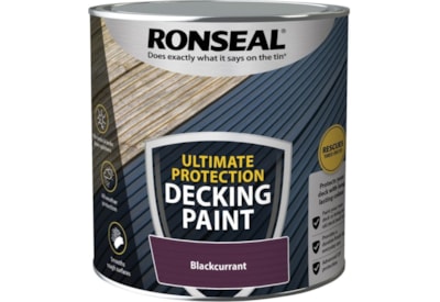 Ronseal Ultimate Decking Paint Blackcurrant 2.5l Ronseal Ultimate Decking Paint Blackcurrant 2.5l
