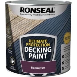 Ronseal Ultimate Decking Paint Blackcurrant 2.5l Ronseal Ultimate Decking Paint Blackcurrant 2.5l